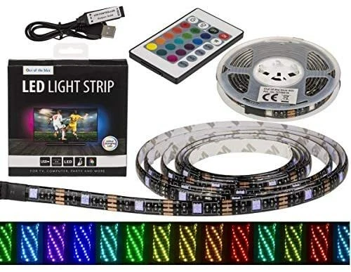 LED Light Strip Colour Changing LED USB 2M Remote Control RGB Kit - Image 1 of 1