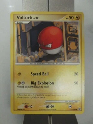 044PK117 - Voltorb - 117/132 - Secret Wonders - Common - VG - Image 1 of 2