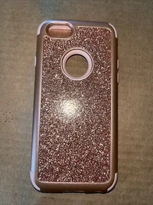 Rose Gold Glitter Phone Case for Samsung Galaxy A11 Heavy Duty - Picture 1 of 2