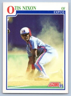 1991 Score Otis Nixon #431 Montreal Expos - Image 1 of 2