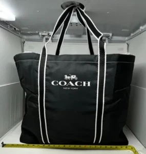 Coach Exclusive Store Shopping Bag - Extra Large - Black - Picture 1 of 6