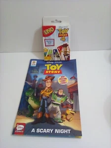 Lot of 2 UNO Toy Story 4 Card Game + Toy Story Disney Comic A Scary Night - Picture 1 of 5