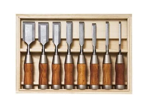 KAKURI Wood Chisel Set of 8 Japanese Chisel NOMI Set - Picture 1 of 4