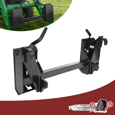 Quick Tach Conversion Adapter Plate for Global John Deere to Skid Steer Adapter - Image 1 of 4