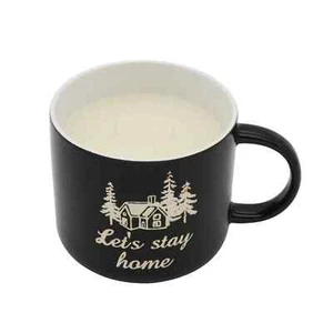 Mainstays 2-Wick 13 oz Reusable Let's Stay Home Coffee Mug Candle - Cozy Comfort - Picture 1 of 6