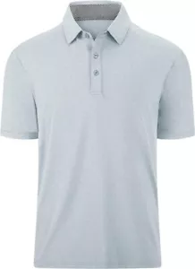 Zity Men's Golf Shirt Size L Light Cyan - Picture 1 of 5