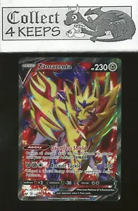 Pokemon TCG Sword & Shield Zamazenta V 196/202 Full Art Ultra Rare (Near Mint) - Picture 1 of 2