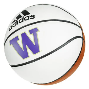 Mini autógrafo de baloncesto Adidas NCAA Washington Huskies, talla 3 - Imagen 1 de 3