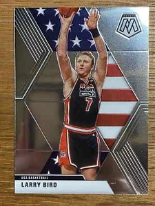 2019-20 Panini Mosaic Basketball Larry Bird #254 USA Argento - Foto 1 di 2