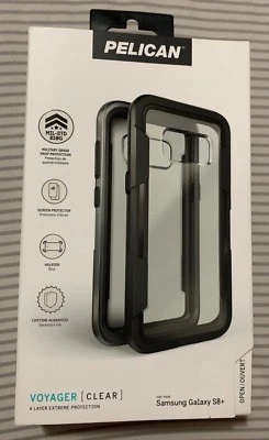 Pelican Voyager Protection Case +Holster for Samsung Galaxy S8+ - Clear/Gray - Image 1 of 3