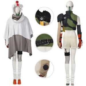 Final Fantasy VII FF7 Yuffie Kisaragi Disfraz Cosplay Traje Completo Capa Moogle - Imagen 1 de 23
