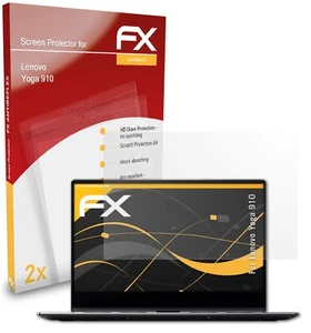 atFoliX 2x Screen Protector voor Lenovo Yoga 910 mat&schokbestendig - Afbeelding 1 van 9