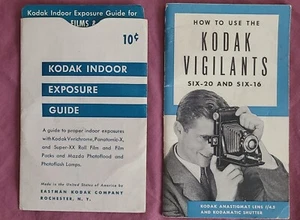 Vintage How to Use the Kodak Vigilants Manual & Kodak Indoor Exposure Guide - Picture 1 of 9