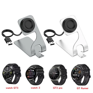 Pour montre Huawei GT4 (46, 41 mm) chargeur magnétique génération 2 chargeur sur support métallique - Photo 1 sur 13