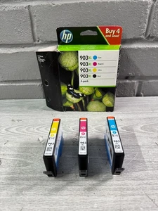 3 x Original HP 903XL Tintenpatrone Cyan Magenta Gelb Multipack | 2021 | Neu - Bild 1 von 10