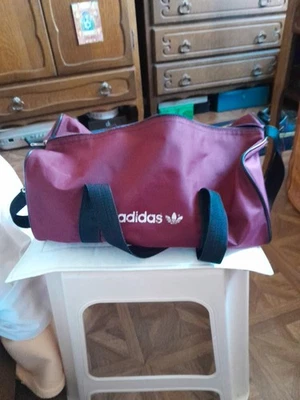 Sac Adidas Bordeaux Vintage Années 80 Made In France - Photo 1/4