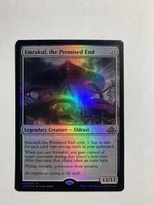 Emrakul, the Promised End Eldritch Moon Foil Prerelease Promo Near Mint - Image 1 of 4