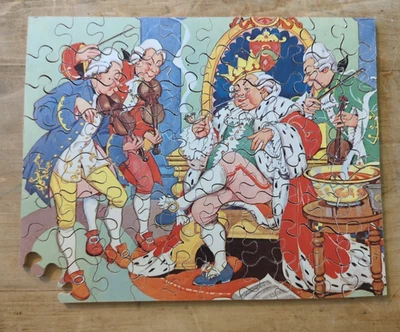 Victory Plywood Jigsaw Puzzle, Old King Cole, with Box - Image 1 of 4