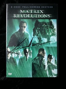 Keanu Reeves  Signed Matrix Revolutions DVD JSA  COA   CG57762 - Picture 1 of 4