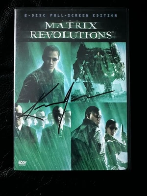 Keanu Reeves  Signed Matrix Revolutions DVD JSA  COA   CG57762 - Image 1 of 4