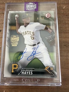 2025 Topps Archives Signature Series Ke'Bryan Hayes Auto #1 Pirates..🏴‍☠️ /35 - Bild 1 von 19