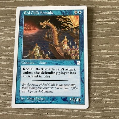 Red Cliffs Armada Portal 3 Kingdoms MTG NM Magic: the Gathering Free Ship - Image 1 of 2