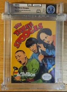 The Three Stooges NES Nintendo WATA 9.4 A+ Factory Sealed Brandneu MINT H-Seam - Bild 1 von 10