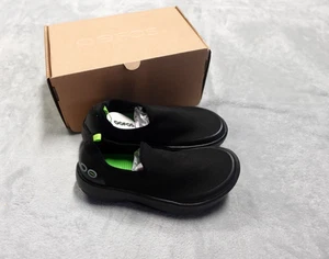 OOFOS OOmg Low Shoe Black Womens Size 8 Lightweight Recovery Shoe Comfort - Picture 1 of 6