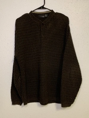 Suéter de Colección Bill Blass Grueso Texturizado Enmarcado a Mano Talla L Cabincore Acogedor EE. UU. Foto 1 de 4