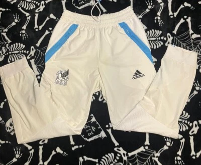 Adidas Mexico World Cup Game Day Travel Pants White Men’s Size S $95 - Image 1 of 4