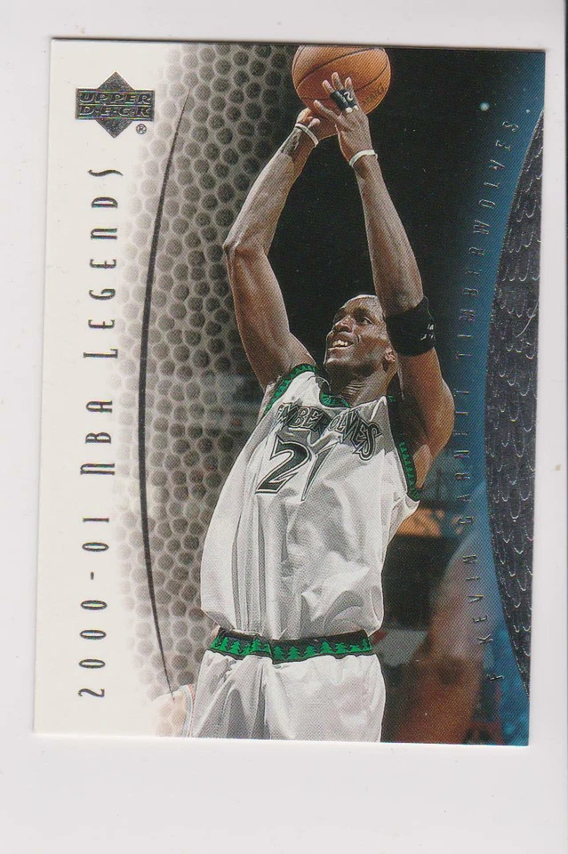 2000-01 Upper Deck NBA Legends #21 Kevin Garnett card, Boston Celtics HOF - Image 1 of 1