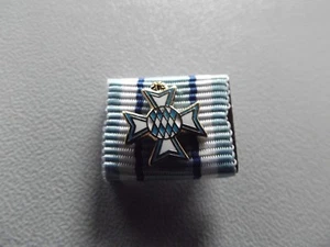Pinza de orden en miniatura orden blanca y azul Baviera orden del mérito - Imagen 1 de 3