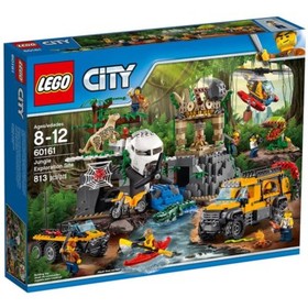 LEGO City Explorers Jungle Exploration Site Building Kit 60161 (813 Pieces)