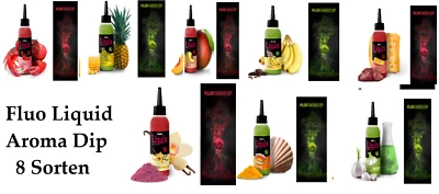 Delphin Fluo Dip 3 D Snax Liquix Smok Booster Supreme Liquid Lockstoff 8 Sorten - Bild 1 von 4