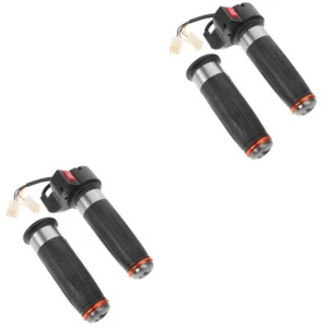 2 Set Manopola Velocità Scooter Elettrico Impugnatura Acceleratore Manubrio Bici - Foto 1 di 12