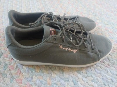 Le Coq Sportif Verde Rosa Lona Zapatos Tenis Mujer EE. UU. 8.5 (2017) Foto 1 de 4