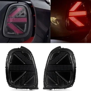 F56 MINI Cooper S JCW LED GP3 Concept Union Jack Rear Tails Lights Smoked - Picture 1 of 6