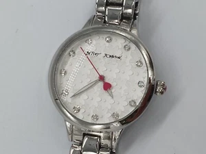 Betsey Johnson Betsey Time Liked Up Watch Silver BJ00293 - Picture 1 of 7