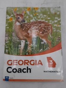 Georgia Coach Mathematics Grade 3 Workbook 2024 Edition Unused - Picture 1 of 3