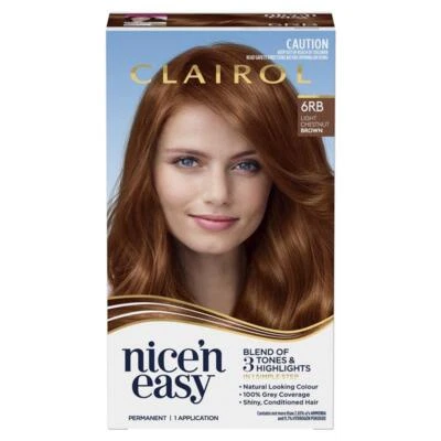 Clairol Nice n Easy 6RB Light Chestnut Brown - image 1 of 4
