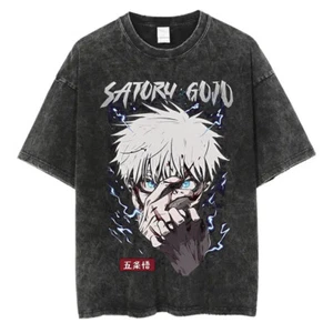 Jujutsu Kaisen Gojo & Sukuna Camiseta Grande L Unisex Anime Camisa - Gimnasio, Deporte - Imagen 1 de 2