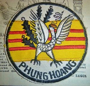 CIA - Newspaper Back Patch - PHOENIX ASSASSINATION PROGRAM - Vietnam War - D.330 - Picture 1 of 2