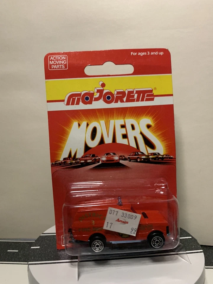 Majorette Movers #240 Range Rover Fire Dept. District 3 Red w/o Ladder 1:60 NIP - Image 1 of 4