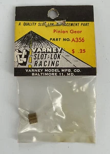 VARNEY Slot Lok Racing - Pinion Gear A356 - Vintage NOS New Old Stock - Picture 1 of 2