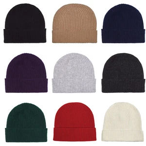 Unisex 100% Cashmere Beanie Hat - Picture 1 of 10