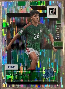 KEVIN ALVAREZ 2022-23 PANINI DONRUSS SOCCER SILVER HOLO RATED ROOKIE #244/349