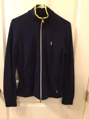 Ralph Lauren Polo Golf Navy Track Suit Jacket Womens Medium Athletic Casual - Image 1 of 4