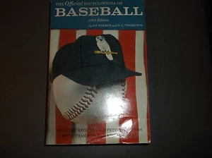 Vintage Paperback OFFICIAL ENCY.OF BASEBALL 1963 Edition-Good for Ref - Picture 1 of 1