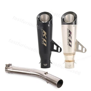 Silenciador de escape deslizable para Yamaha YZF R6 1998-2005 tubo de enlace medio 51 mm DB Killer - Imagen 1 de 13
