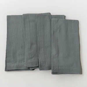 Pottery Barn Blau Grau Bio-Baumwolle Servietten 4er Set - 20 x 20 Zoll - Bild 1 von 7